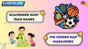 Scavenger hunt team names