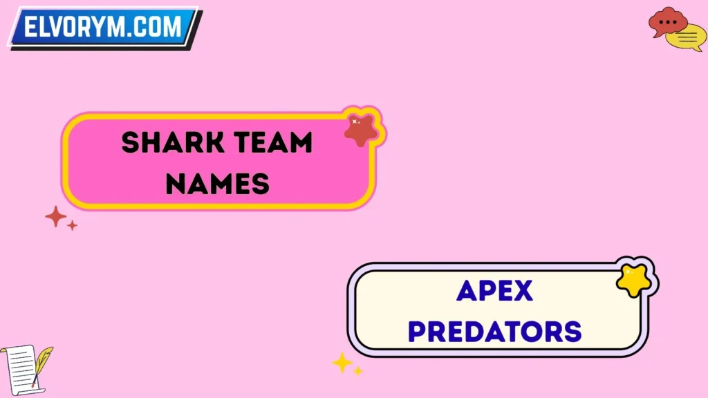 Shark team names