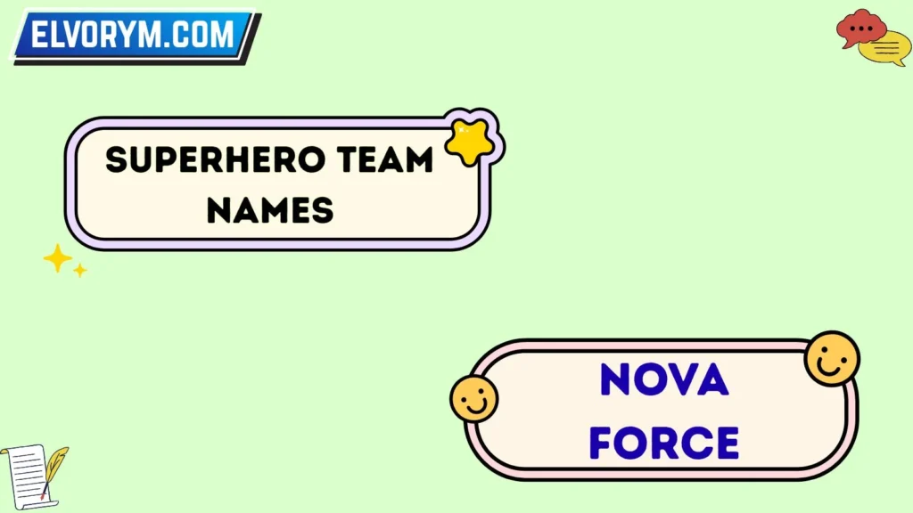 Superhero team names