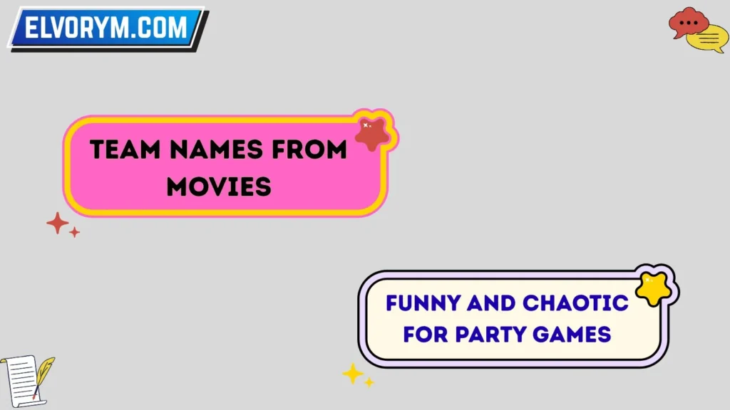 Team names from movies