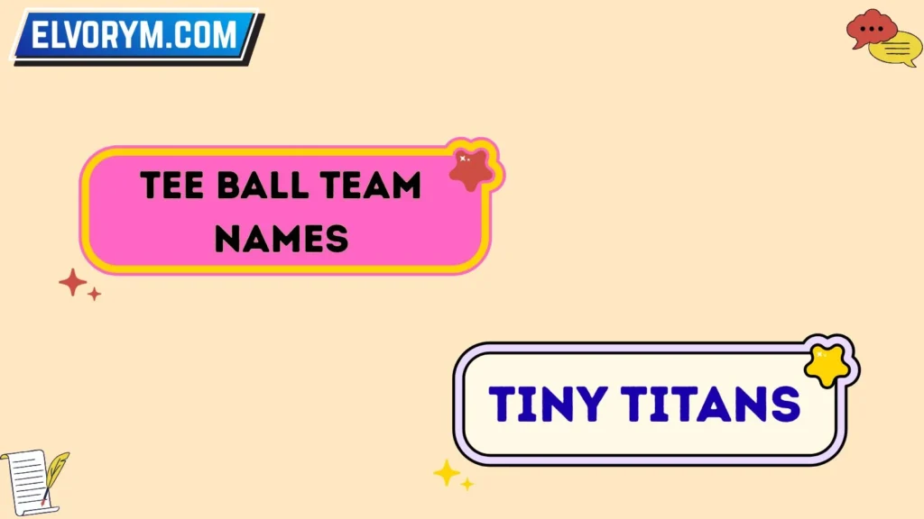 tee ball team name