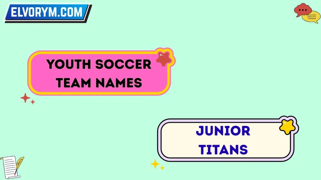 Youth Soccer Team Names