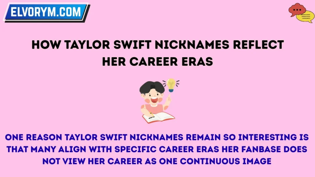 How Taylor Swift Nicknames Reflect Her Career Eras