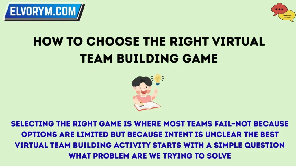 How to Choose the Right Virtual Team Building Game