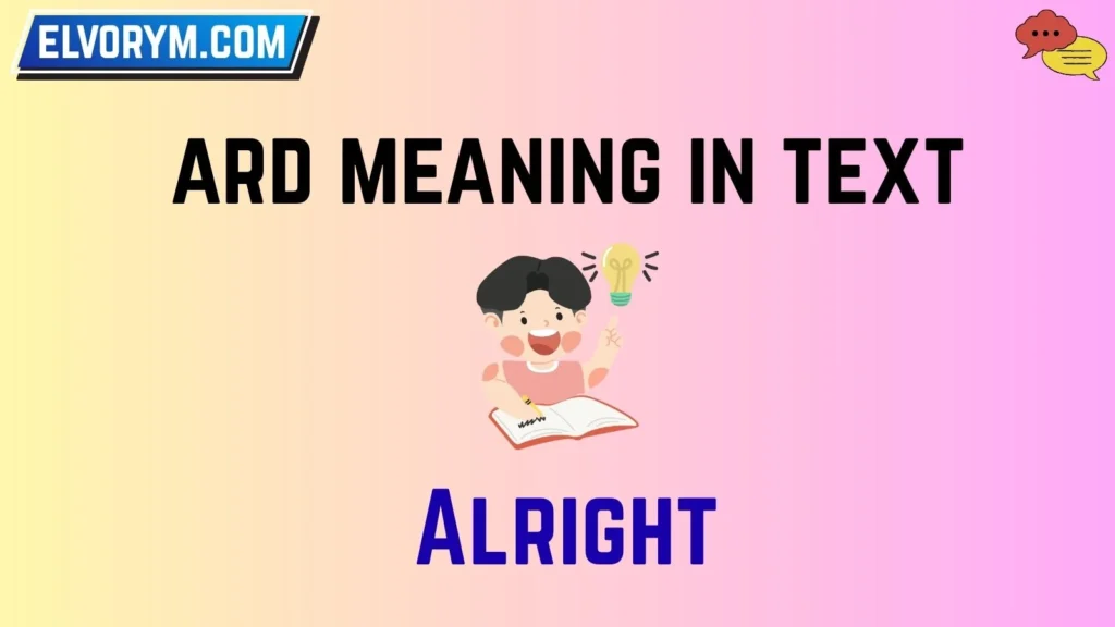 ard meaning in text