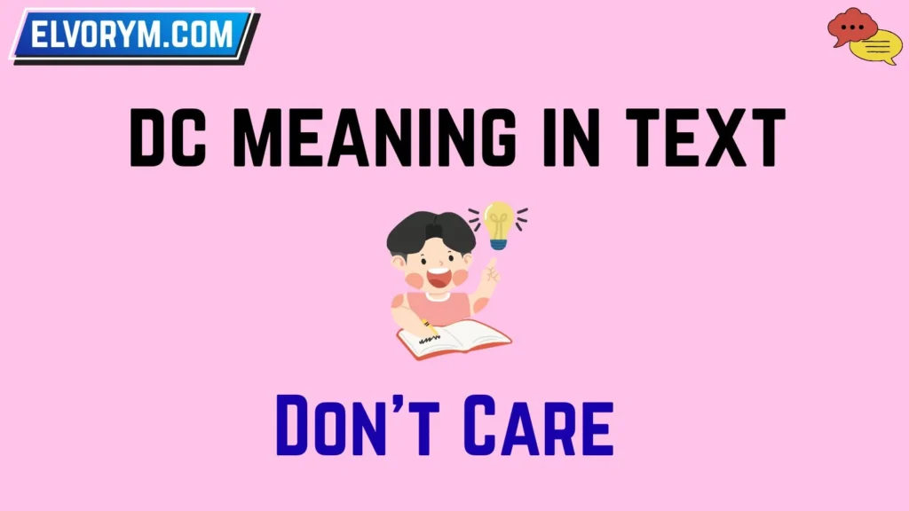dc meaning in text