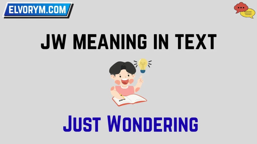 jw meaning in text