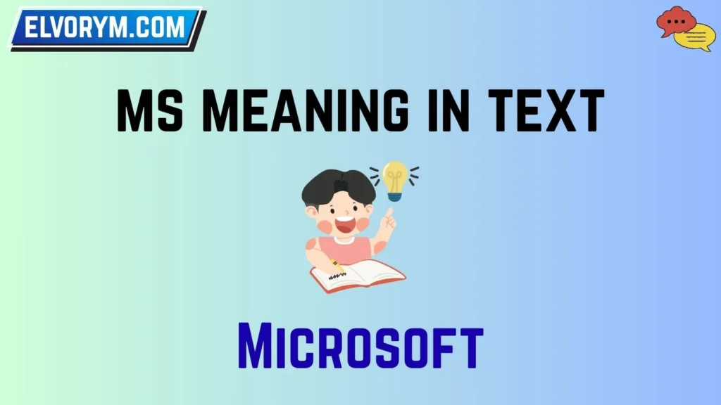 ms meaning in text
