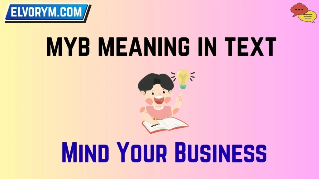myb meaning in text