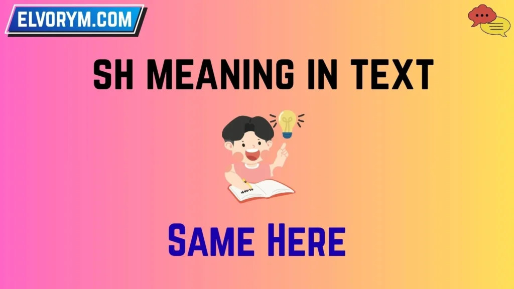 sh meaning in text