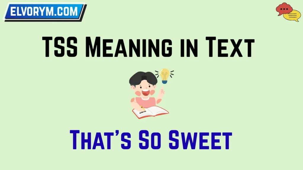 TSS Meaning in Text
