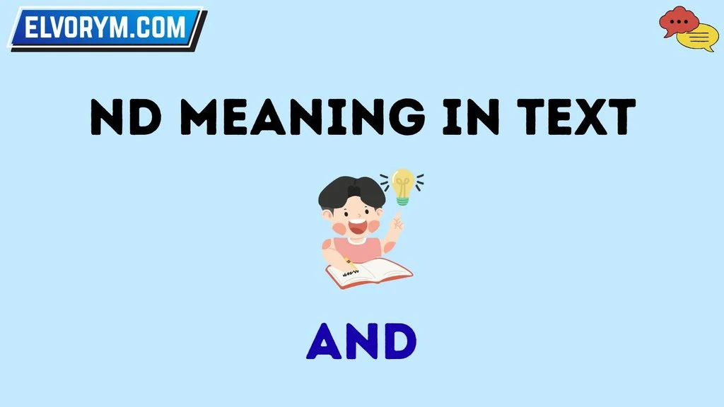 nd meaning in text