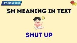 sh meaning in text